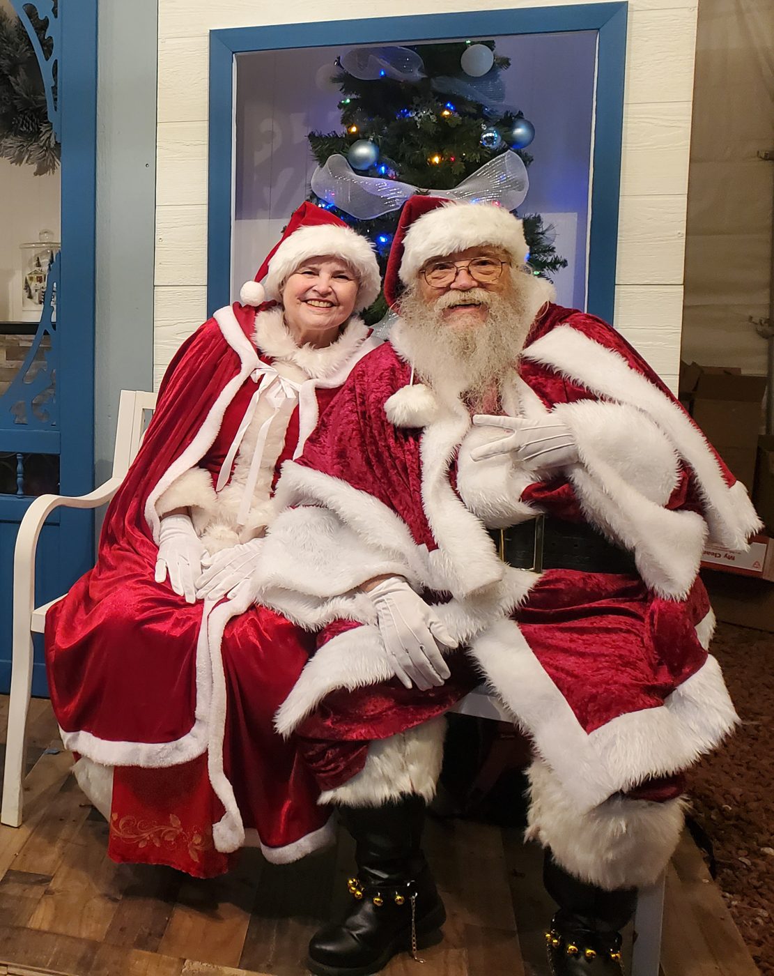Santa Nicky with Mrs. Claus